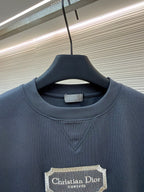 Dior crew-neck T-shirt with embroidered Christian Dior Couture logo patch