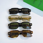Bottega Veneta sunglasses set of four, black, olive, and tortoiseshell frames