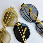 Chanel sunglasses set with three frame styles and tinted lenses