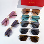 Cartier sunglasses assortment with mixed gradient lenses in multiple colors