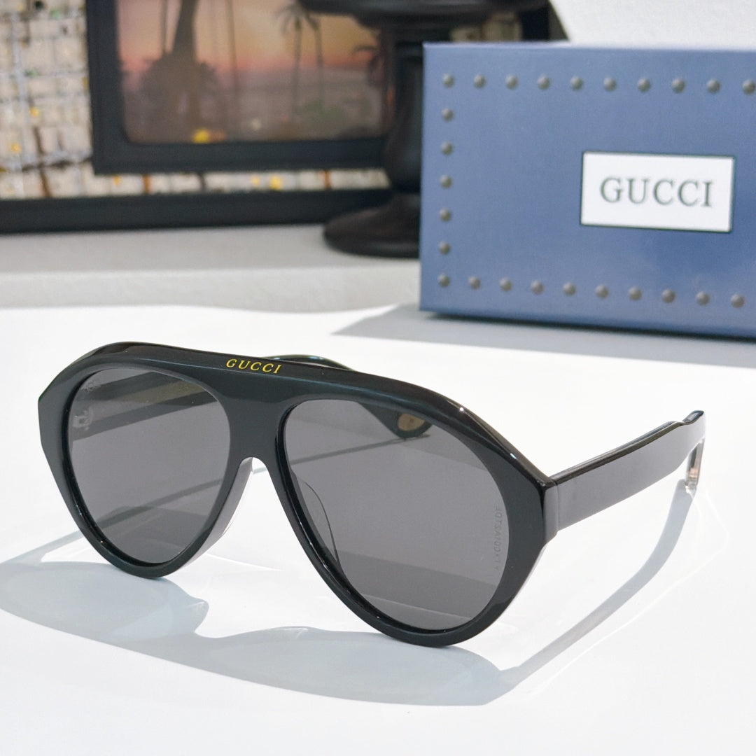 Versace sunglasses, black frames with dark gray lenses
