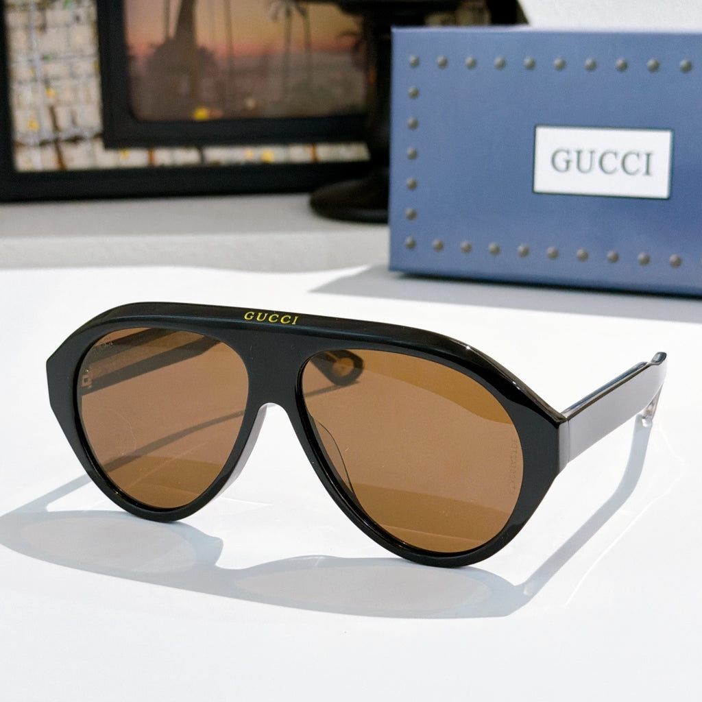 Versace sunglasses, black frames with brown lenses