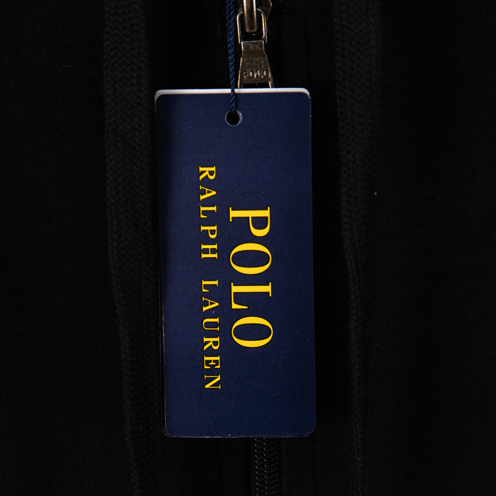 Ralph Lauren clothing label tag with POLO print