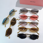 MiuMiu sunglasses assortment with assorted frames and tinted lenses