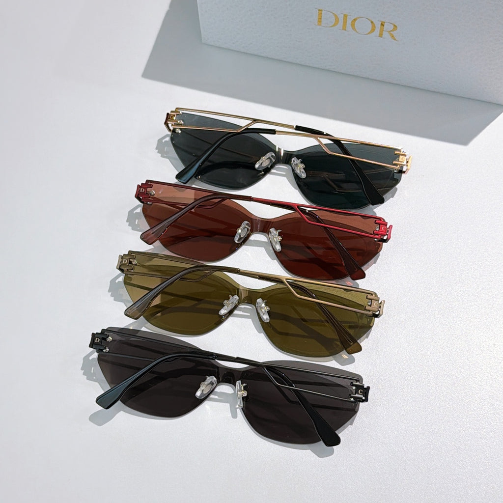 Dior sunglasses assorted set with colored frames and tinted lenses