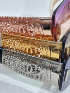 Chanel sunglasses temple close-up with gold and silver lattice metal trim