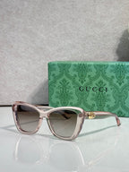 Designer eyeglasses with light translucent frames and tinted lenses