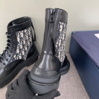 Unisex high-top sneakers with front and back views, jacquard shaft panels