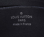 Louis Vuitton Paris "made in France" embossed on black leather patch
