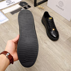 Black Versace sneaker outsole, textured tread bottom