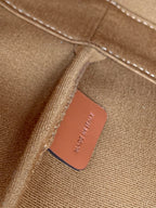 Celine bag fabric label inside seam reading 'MADE IN ITALY'