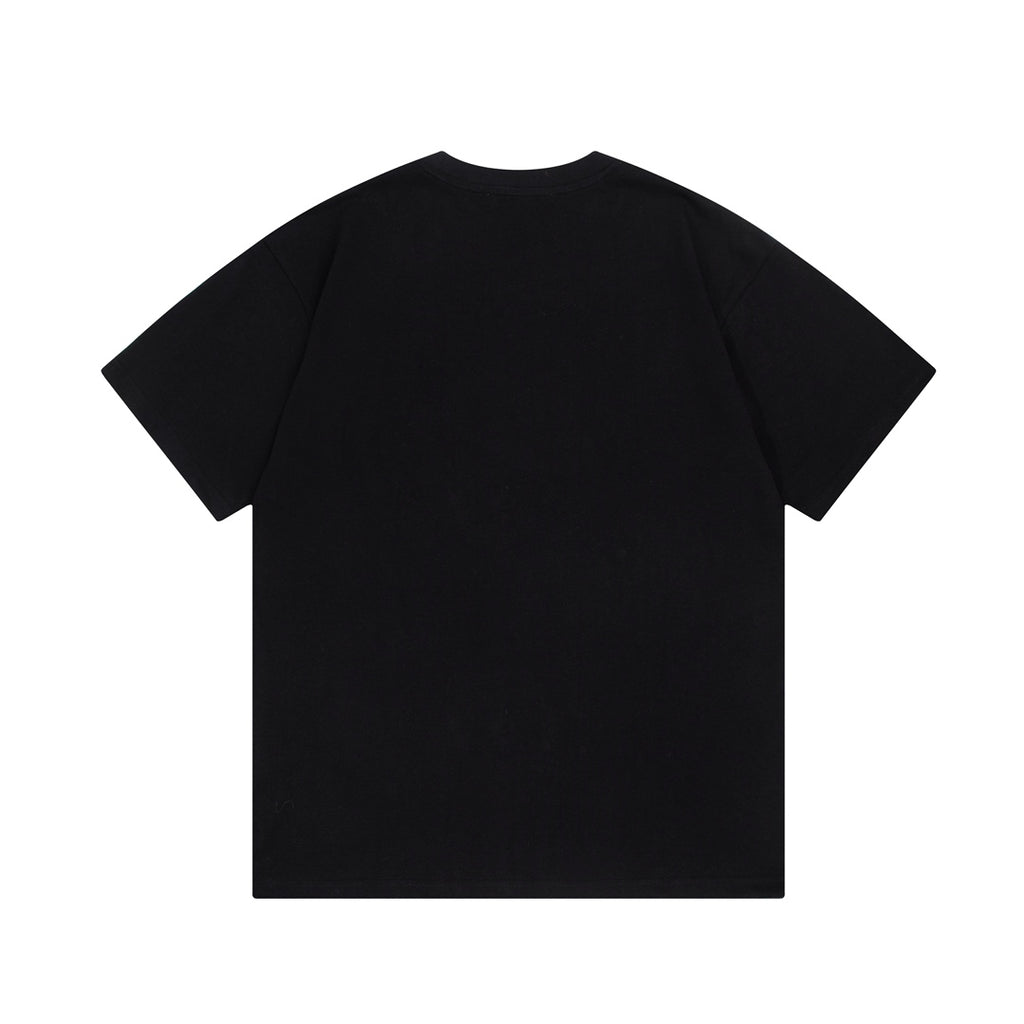 Black Gucci short-sleeve T-shirt back view
