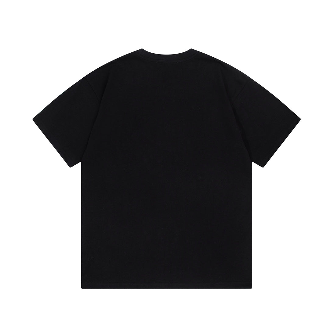 Black Gucci short-sleeve T-shirt back view
