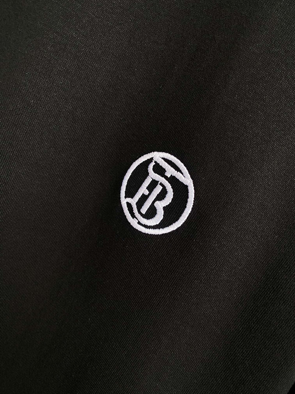 Burberry black T-shirt with embroidered circular BB logo
