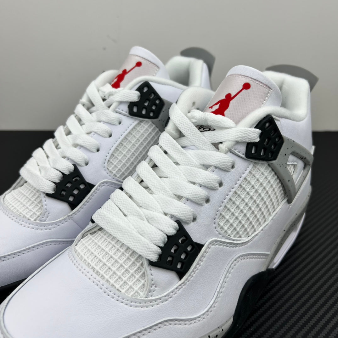 White high-top sneakers with textured mesh uppers, black buckles, and grey overlays