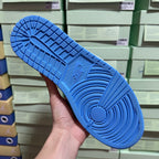 Light blue sneaker outsole with textured tread and circular traction pattern.