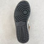 High-top sneaker outsole with grippy black tread and Nike logo stamp.