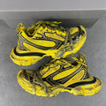 Balenciaga unisex sneakers in yellow with black trim, lace-up design