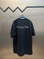 Christian Dior short-sleeve T-shirt with large back logo in white