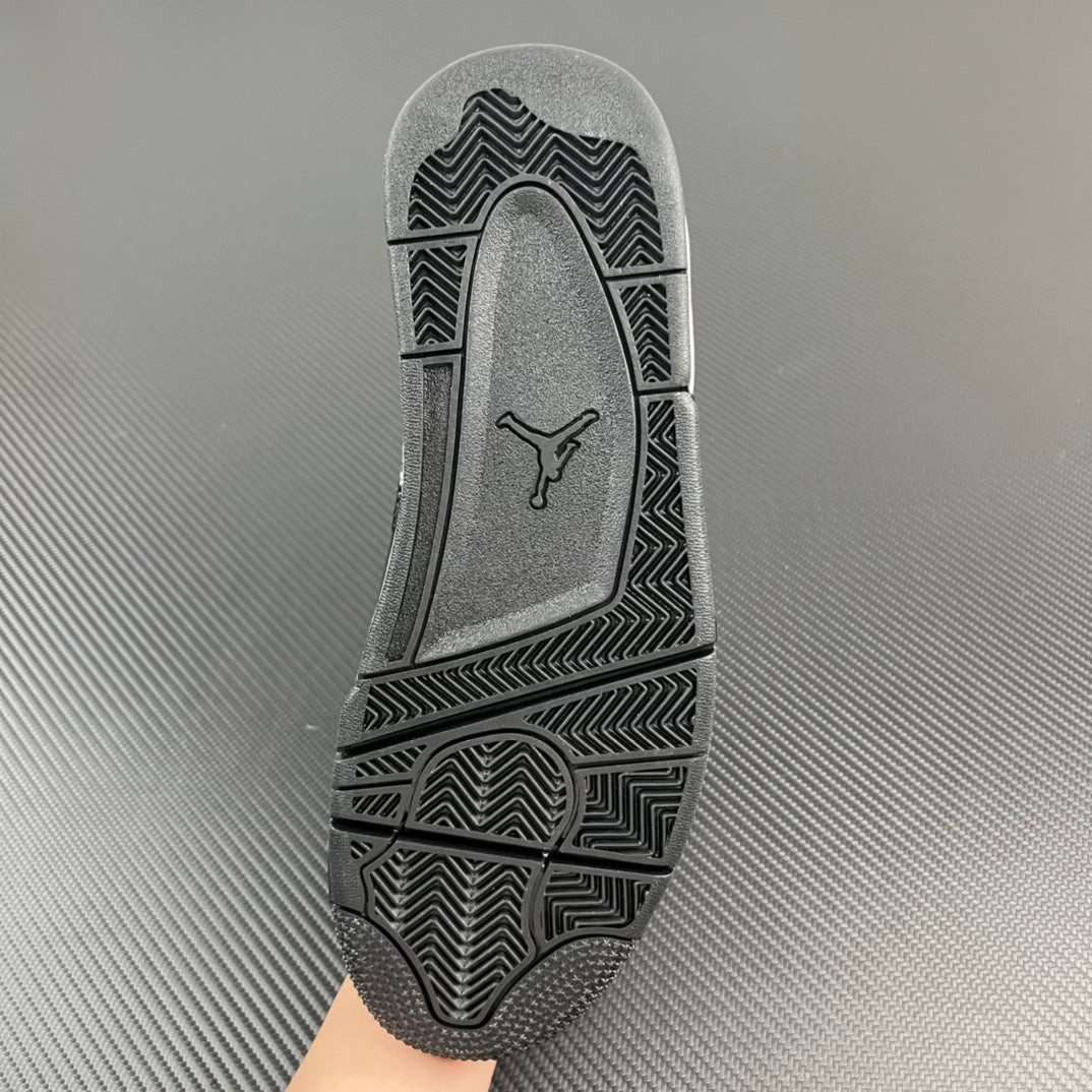 Air Jordan 4 outsole with textured herringbone tread and Jumpman logo.