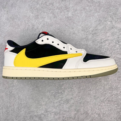KZ Batch-Air Jordan 1  × Travis Scott “White Yellow”