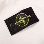 Black logo patch with Stone Island star emblem