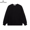 Stone Island black crewneck sweatshirt, long sleeves
