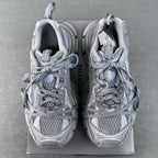 Balenciaga lace-up sneakers with interior lining and size label on insoles
