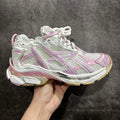 Balenciaga unisex sneaker in white, pink, and lilac with chunky sole