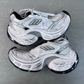 Balenciaga unisex sneakers, light gray with black accents and chunky tread