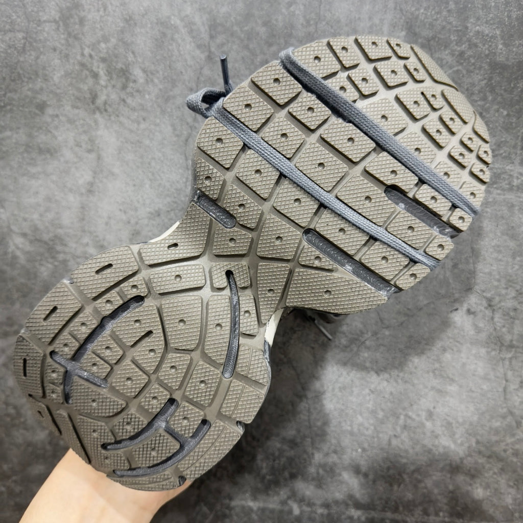 Balenciaga sneaker outsole with textured tread pattern on thick rubber sole