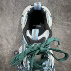 Balenciaga unisex sneakers inner view with Balenciaga logo and light blue lining