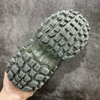 Balenciaga unisex trail sneaker outsole, light green with deep square lug tread