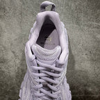 Lilac sneaker inside heel showing BALENCIAGA logo near the collar