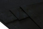 Gucci black T-shirt sleeve seam with fine stitching detail