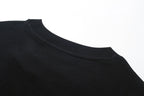 Gucci black crewneck T-shirt collar with ribbed neckline