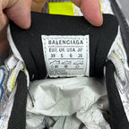 Balenciaga size label on sneaker interior, showing EUR UK USA JP 39 5 6 26