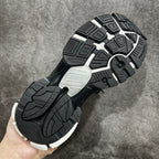 Unisex sneakers outsole tread with black and white rubber sections.