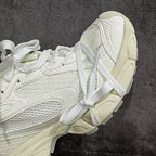 Balenciaga unisex sneakers off-white with side strap details and thick outsole