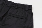 Prada black cargo shorts back pocket with waistband and belt loop