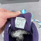 Balenciaga running shoe size label on purple tongue with BALENCIAGA and size 41.