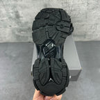 Balenciaga unisex black sneaker outsole with deep tread pattern