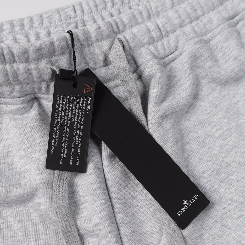 Stone Island shorts with care label tag and drawstring