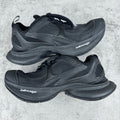 Unisex Balenciaga sneakers in dark gray/black with lace-up front and sculpted sole