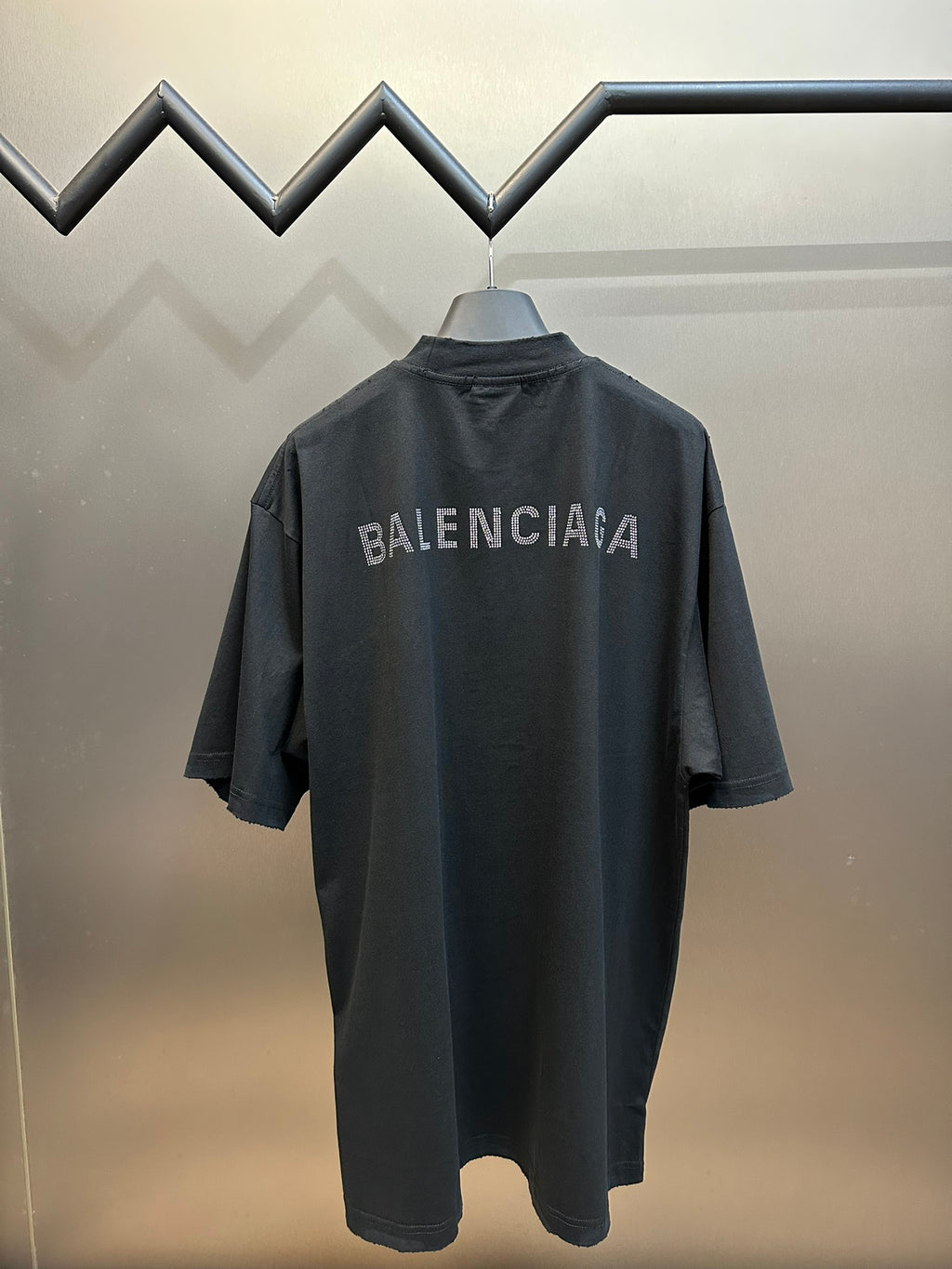 Balenciaga black T-shirt with BALENCIAGA back logo