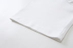 White Gucci T-shirt hem and folded edge detail
