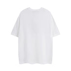 White Gucci T-shirt back view with crew neck and short sleeves