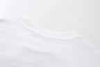 White Gucci T-shirt crew neck with ribbed collar and short sleeves