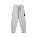 Stone Island light gray sweatpants with drawstring and side pockets