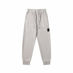 Stone Island light gray sweatpants with drawstring and side pockets